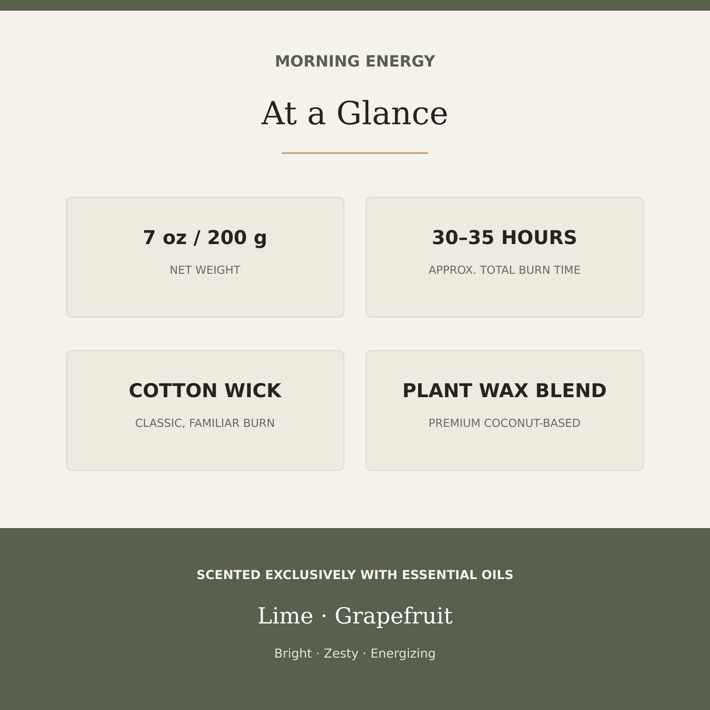 AROMU C01 Morning Energy product facts