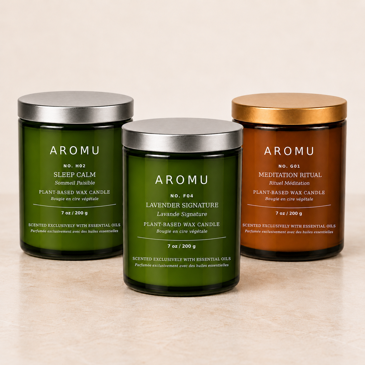 Evening Ritual Essential Oil Candle Gift Set