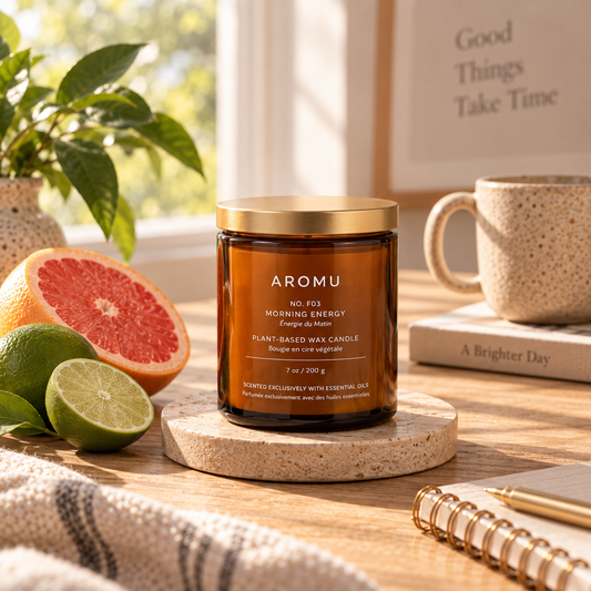 Morning Energy Essential Oil Candle