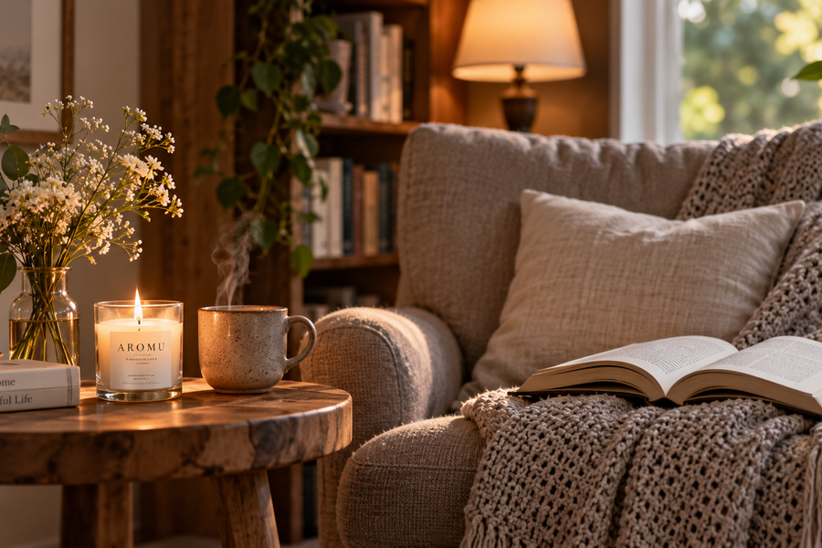 Creating a Quiet Reading Corner with Scent