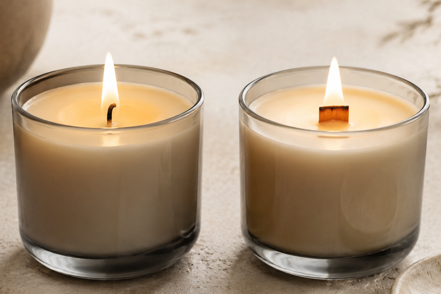Cotton Wick vs Wood Wick