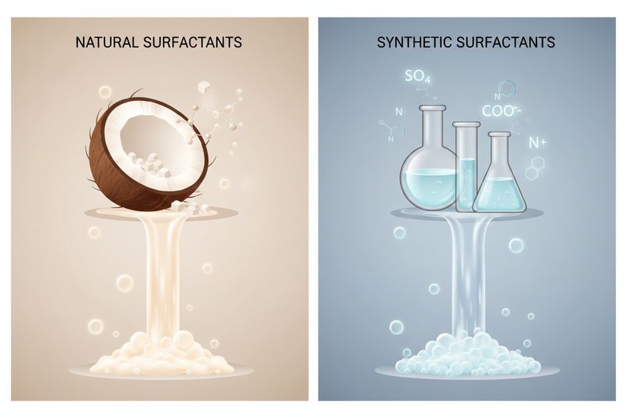 Natural vs Synthetic Surfactants: What’s the Difference?