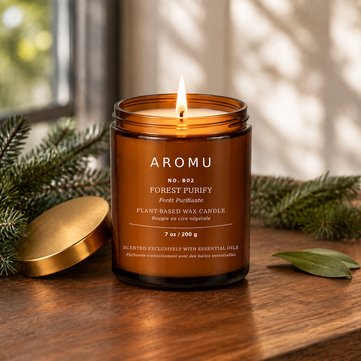 Forest Purify Essential Oil Candle