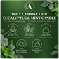 Eucalyptus & Mint Aromatherapy Essential Oil Candle