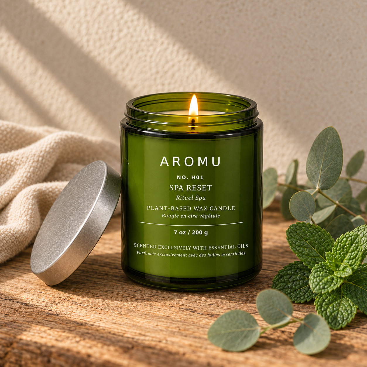Spa Reset Essential Oil Candle