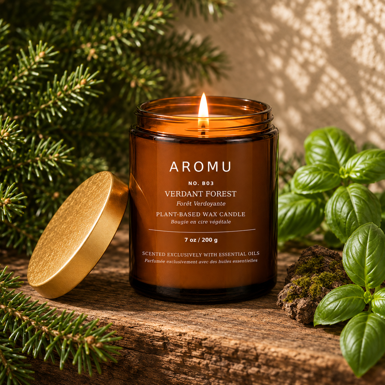Verdant Forest Essential Oil Candle