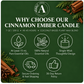 Cinnamon Ember Essential Oil Candle