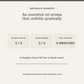 AROMU C01 Morning Energy natural aroma information