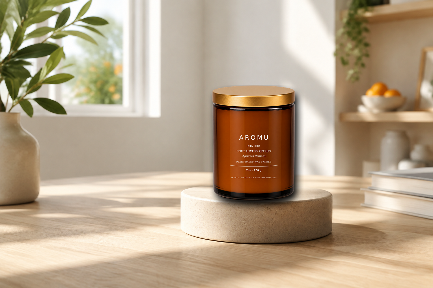 AROMU C02 Soft Luxury Citrus fragrance experience