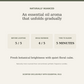 AROMU F02 Soft Balance natural aroma information