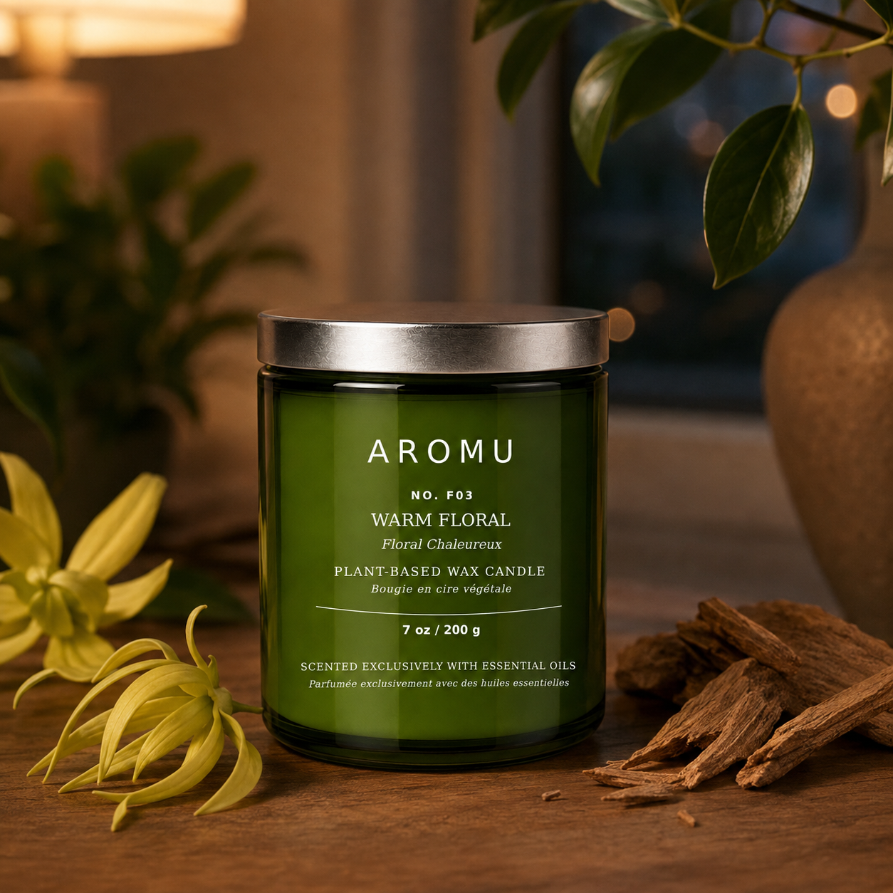 AROMU F03 Warm Floral lifestyle scene