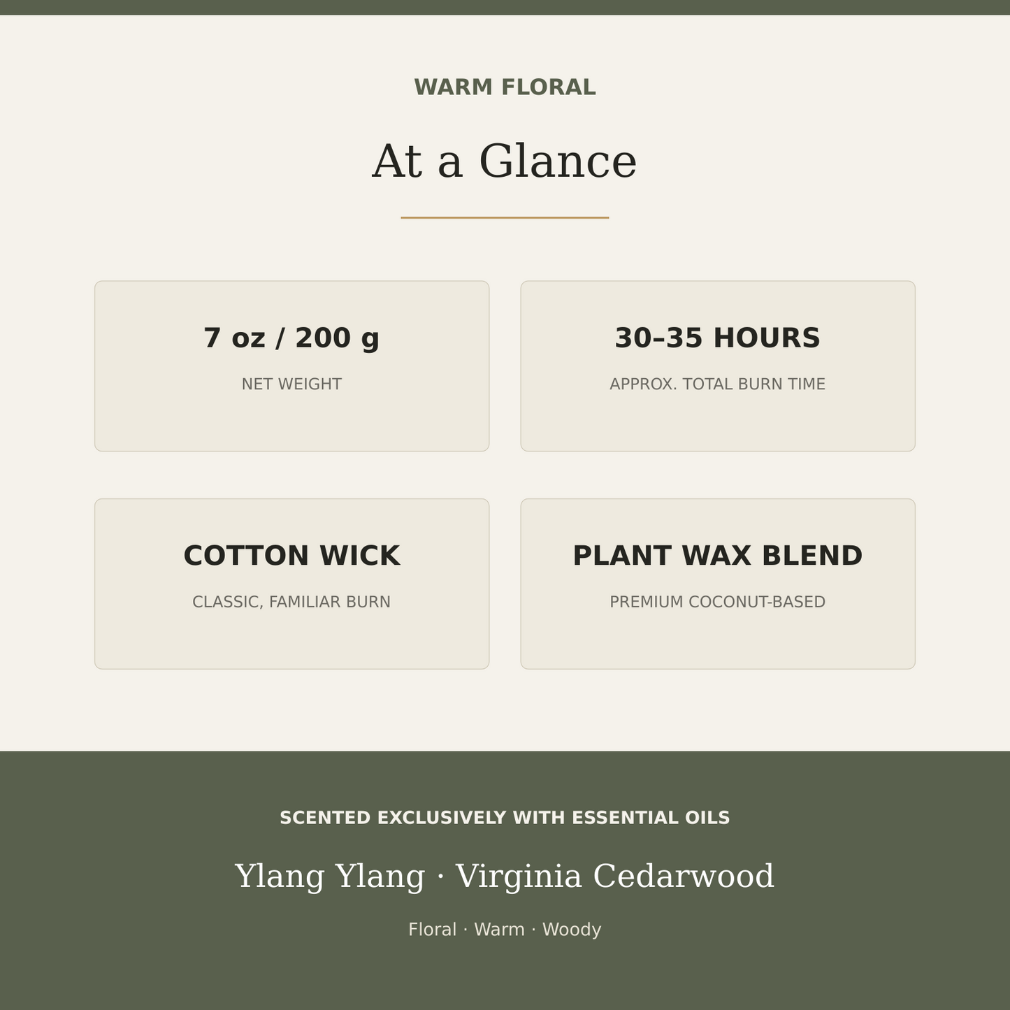 AROMU F03 Warm Floral product facts