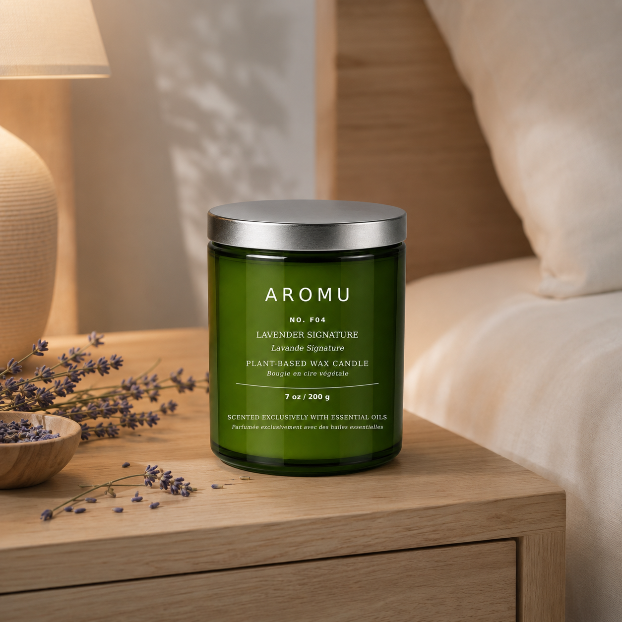 AROMU F04 Lavender Signature lifestyle scene