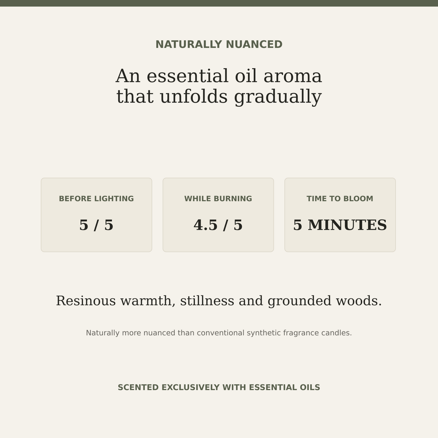 AROMU G01 Meditation Ritual natural aroma information
