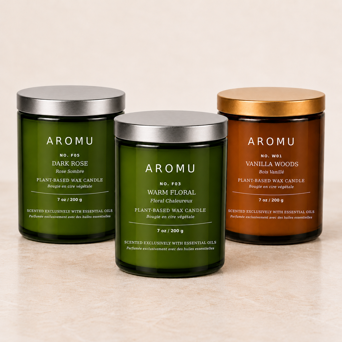 Rose & Romance Essential Oil Candle Gift Set