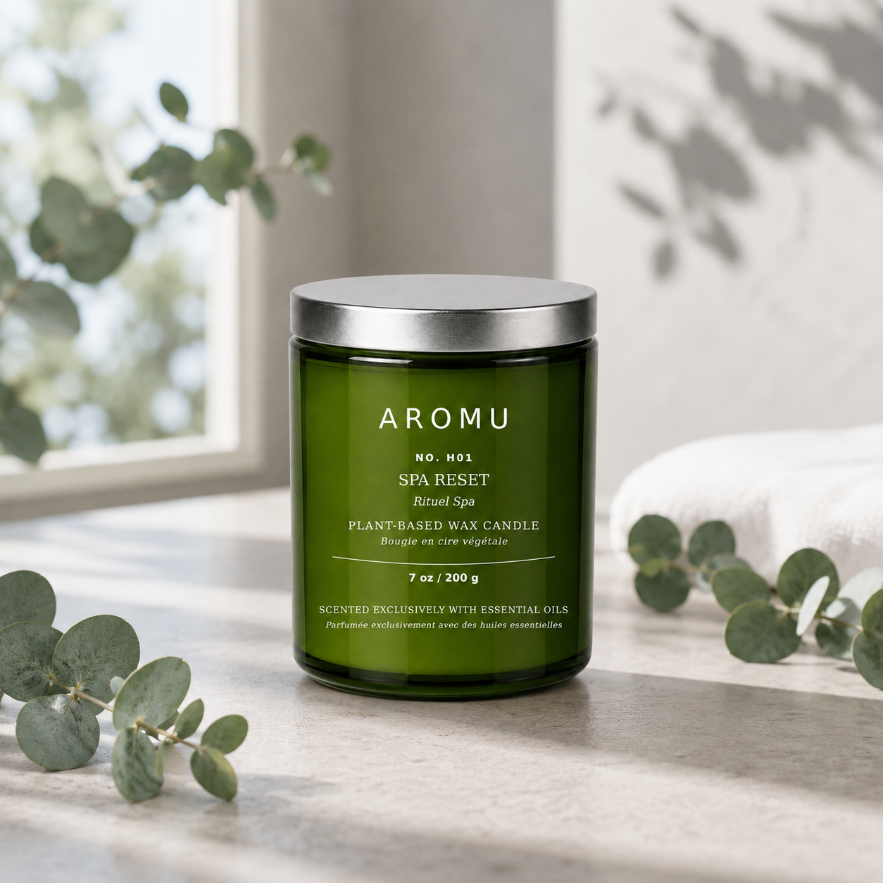 AROMU H01 Spa Reset lifestyle scene