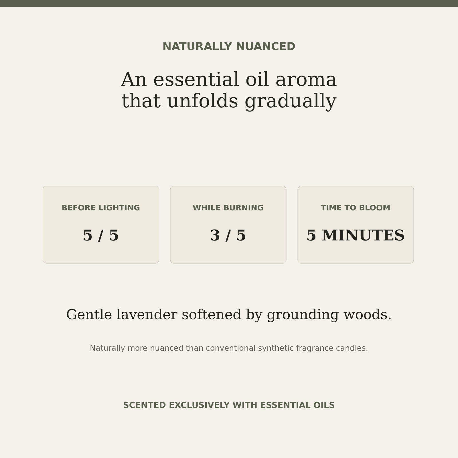 AROMU H02 Sleep Calm natural aroma information