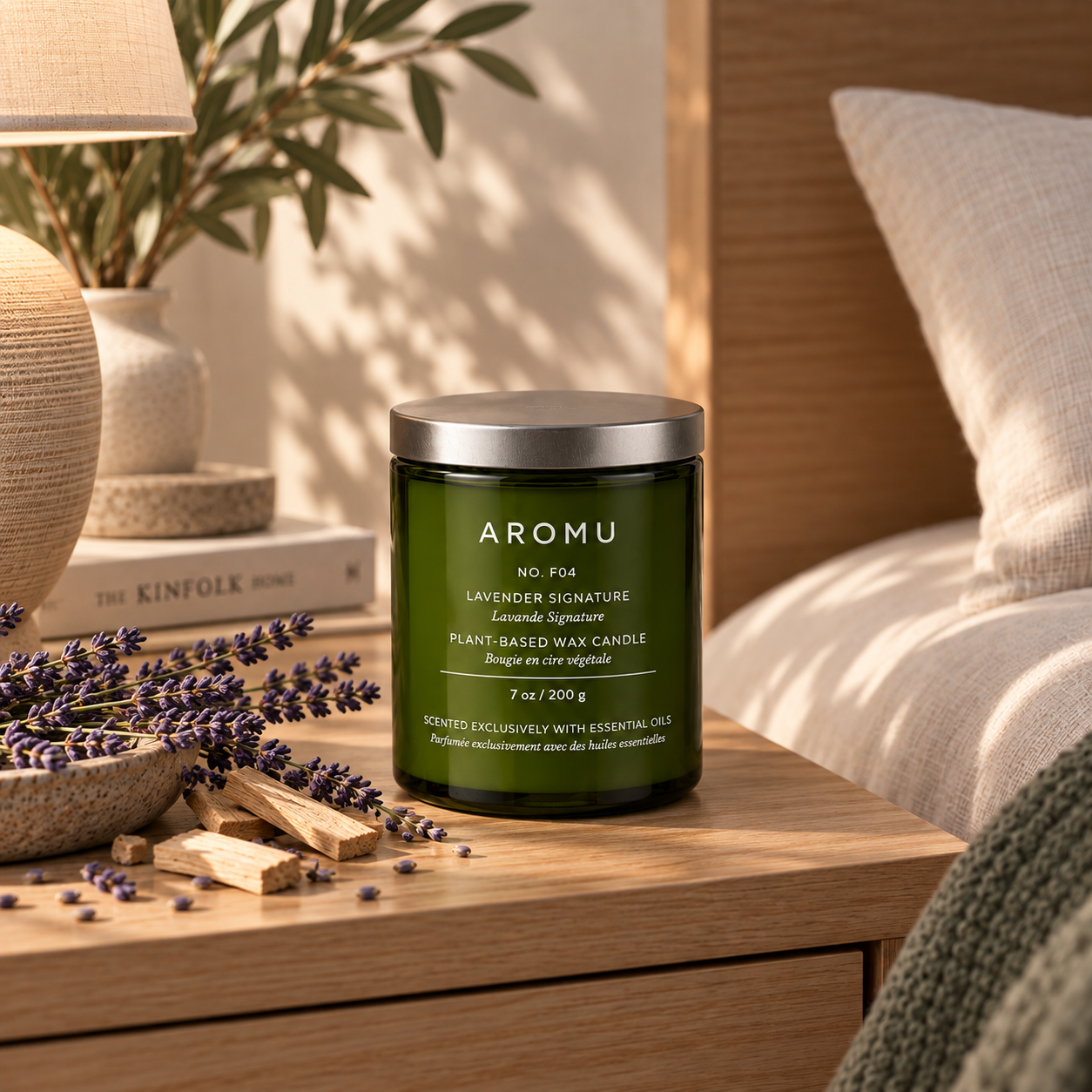 Lavender Signature Essential Oil Candle