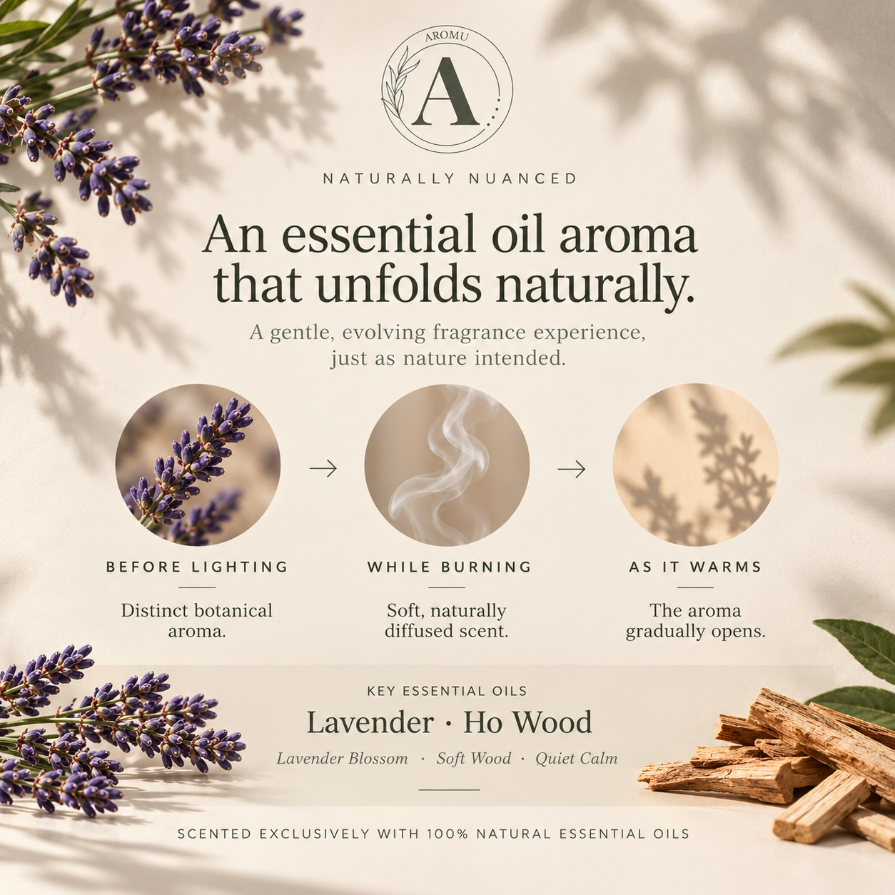 Lavender Signature Essential Oil Candle