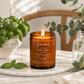 Green Basil Essential Oil Candle