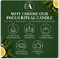 Focus Ritual Essential Oil Candle why choose AROMU product benefits