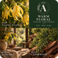 Warm Floral | Ylang Ylang & Cedarwood Essential Oil Candle scent profile with key essential oils